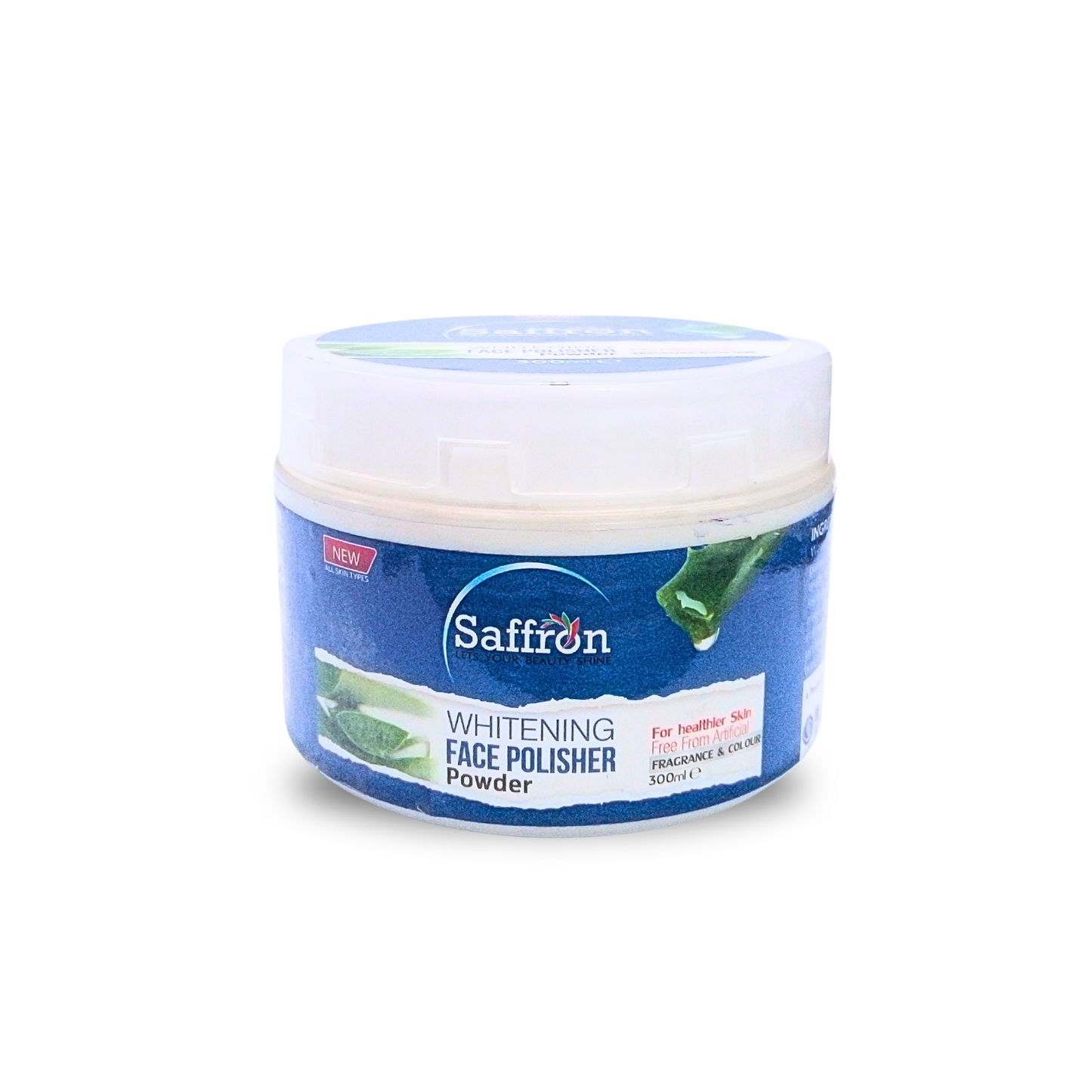 Saffron Whitening Face Polisher Powder – Jar 300ml
