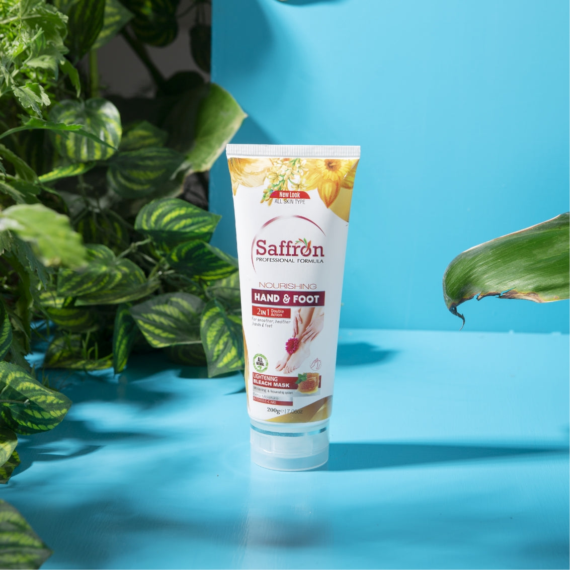 SAFFRON HAND & FOOT BLEACH MASK 200G