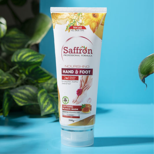 SAFFRON HAND & FOOT BLEACH MASK 200G