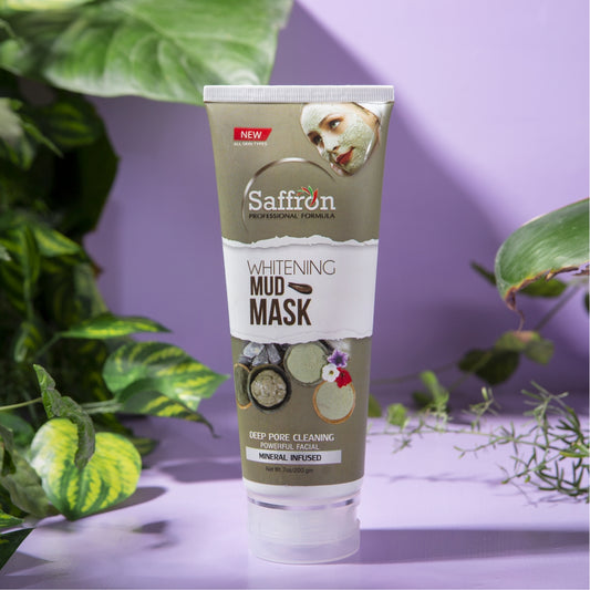 SAFFRON WHITENING MUD MASK 200G