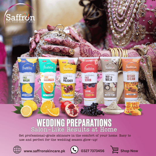 Radiant Skin for Your Special Day: Pre-Wedding Skincare with Saffron Skin Care