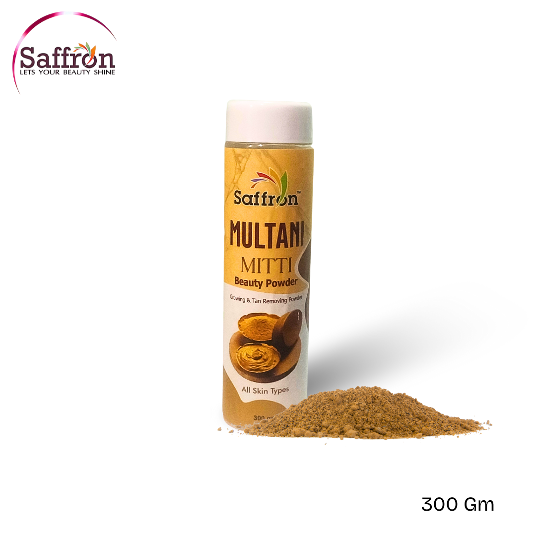 Multani Mitti Beauty Powder 300gm – 100% Natural Fuller’s Earth for Skin Care & Oil Control
