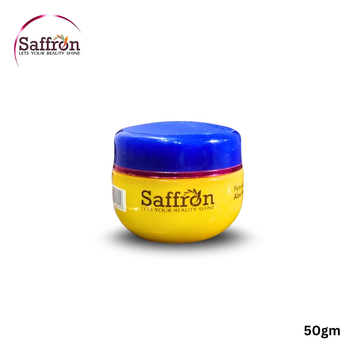 Saffron Aloe Vera Petroleum Jelly 50g – Deep Moisturizing & Skin Repair | For Dry Skin & Lips