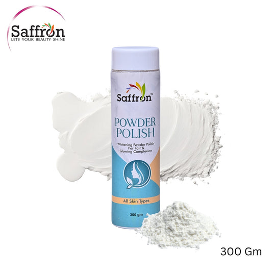 Saffron Powder Polish 300gm – Herbal Skin Brightening & Gentle Exfoliating Formula