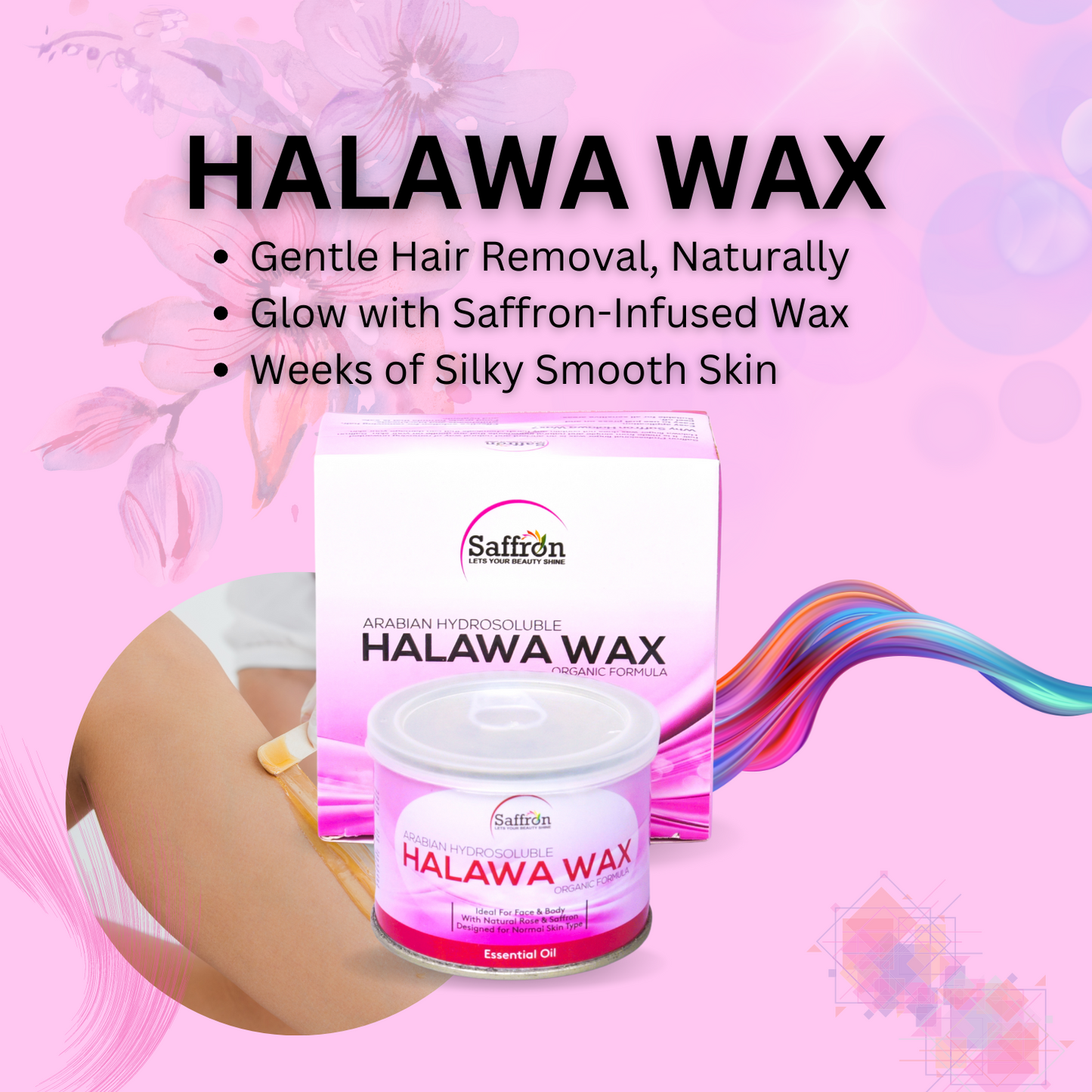 Saffron Skin Care Halawa Wax