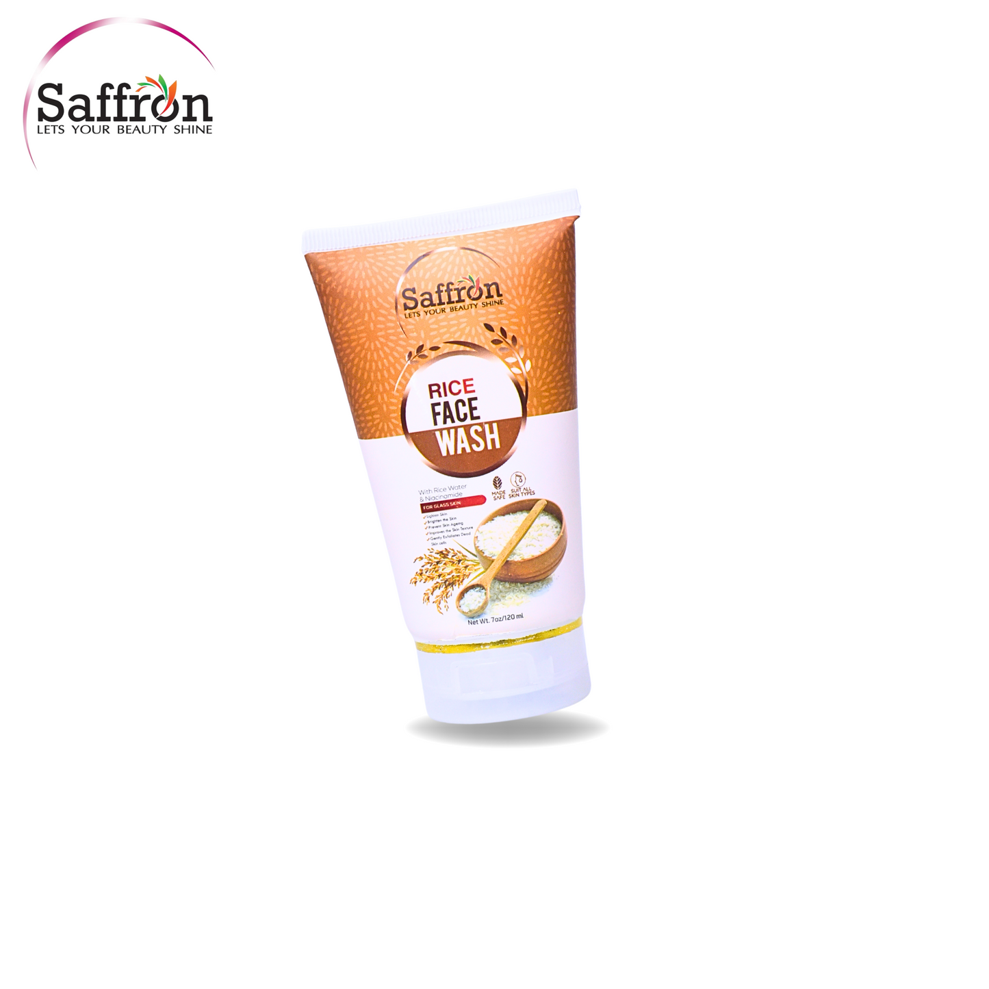 Saffron Rice Face Wash 120ml