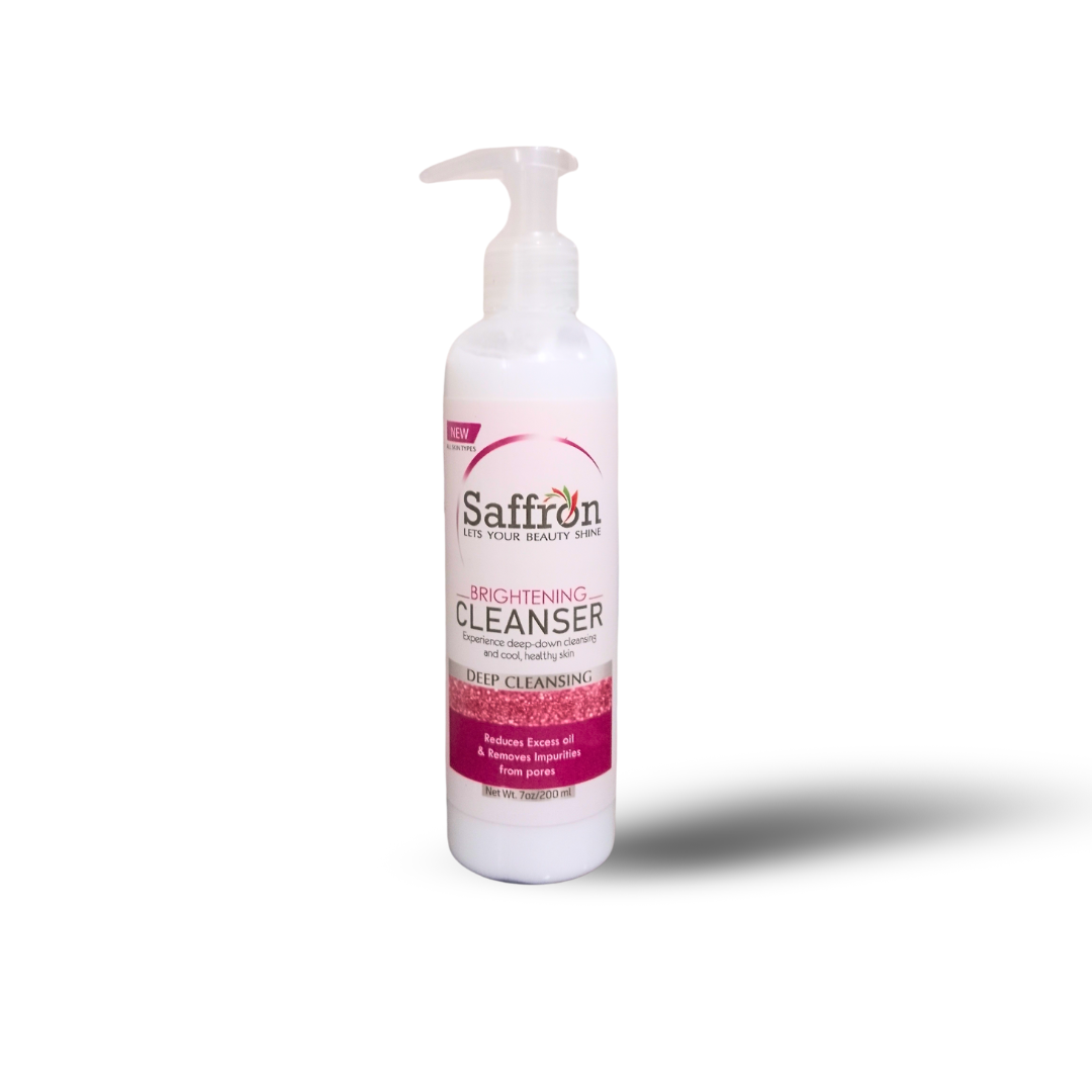 Saffron Brightening Cleanser - Deep Cleansing & Hydrating Formula (200ml)