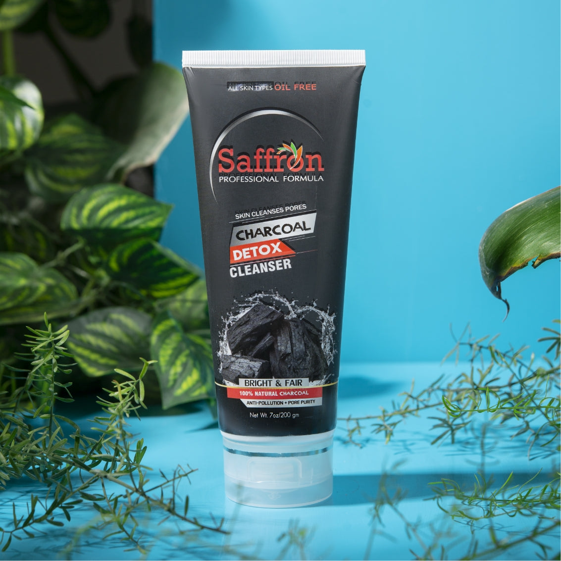 SAFFRON CHARCOAL CLEANSER 200G