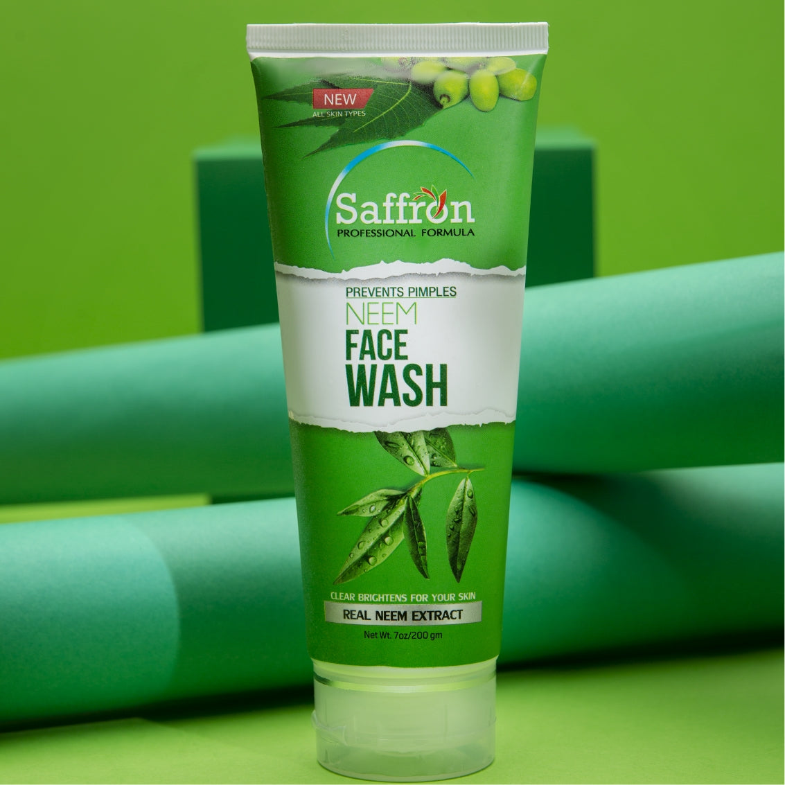 SAFFRON NEEM WASH TUBE 200G