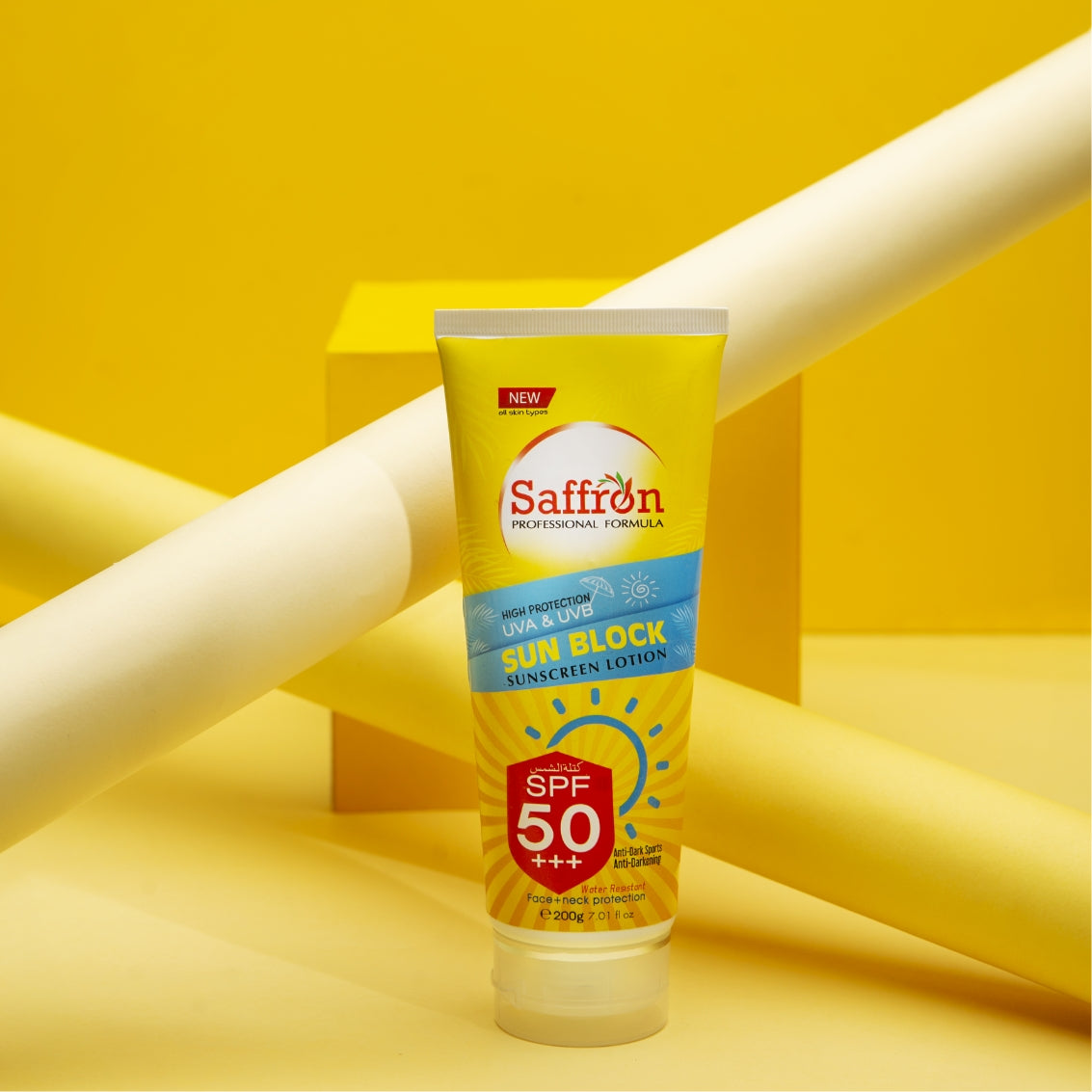 SAFFRON SUN BLOCK SPF50+ 200G